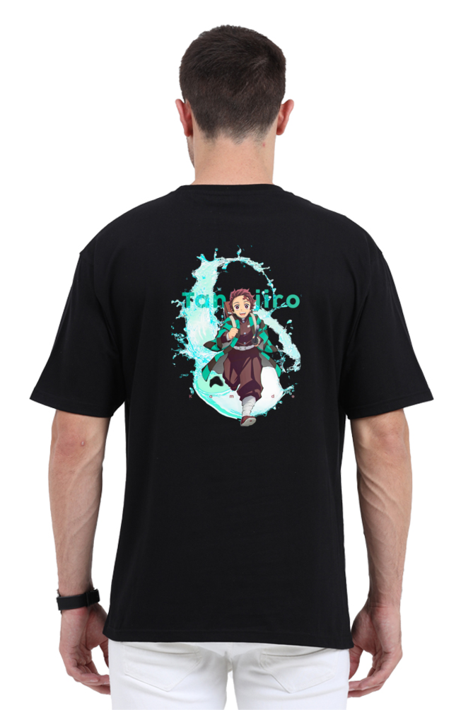 Breath of the Dragon: Oversized Tanjiro Kamado T-shirt