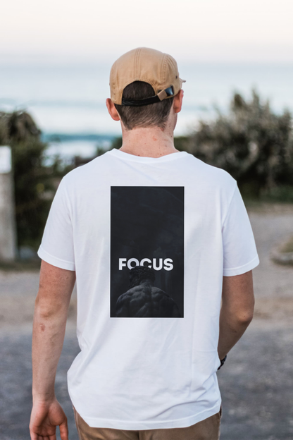 "Stay Focused, Stay Driven" – Motivational Focus T-shirt