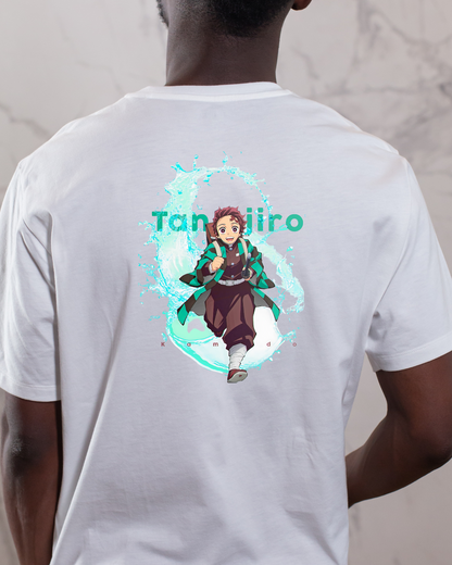 Breath of the Dragon: Oversized Tanjiro Kamado T-shirt